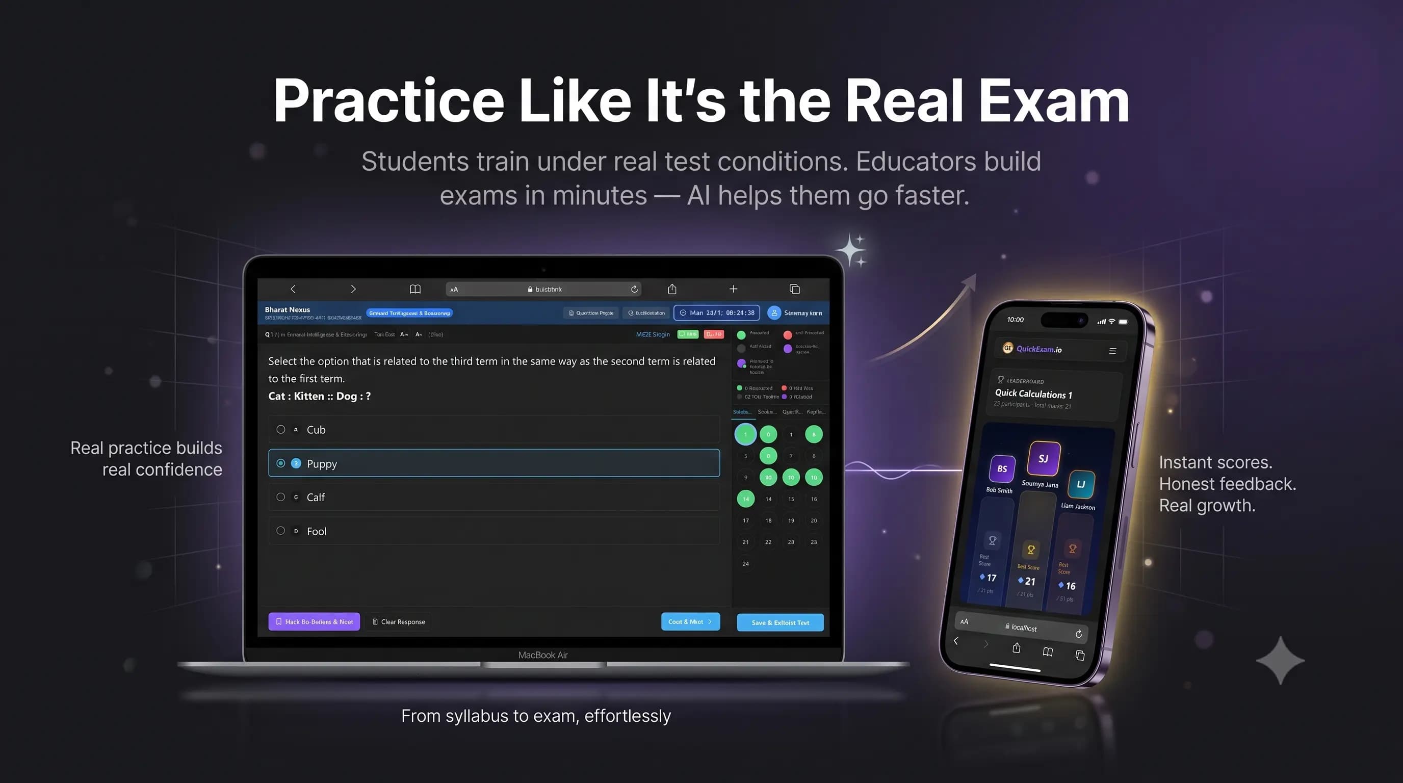 QuickExam computer-based test platform overview